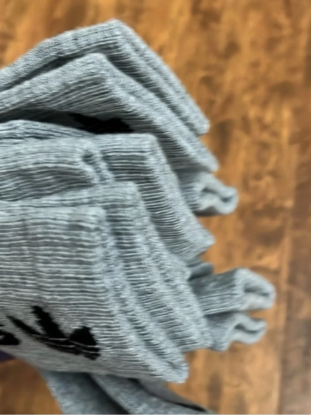 adidas Gray Crew Athletic Socks - 6 Pair Pack